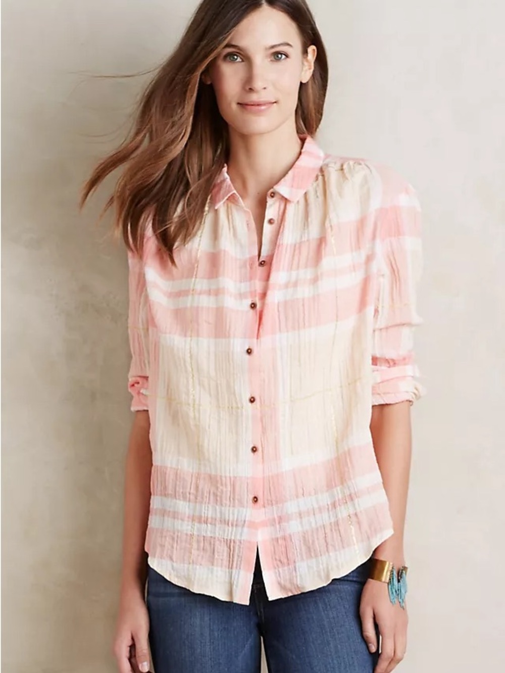 Holding Horses Button Up
